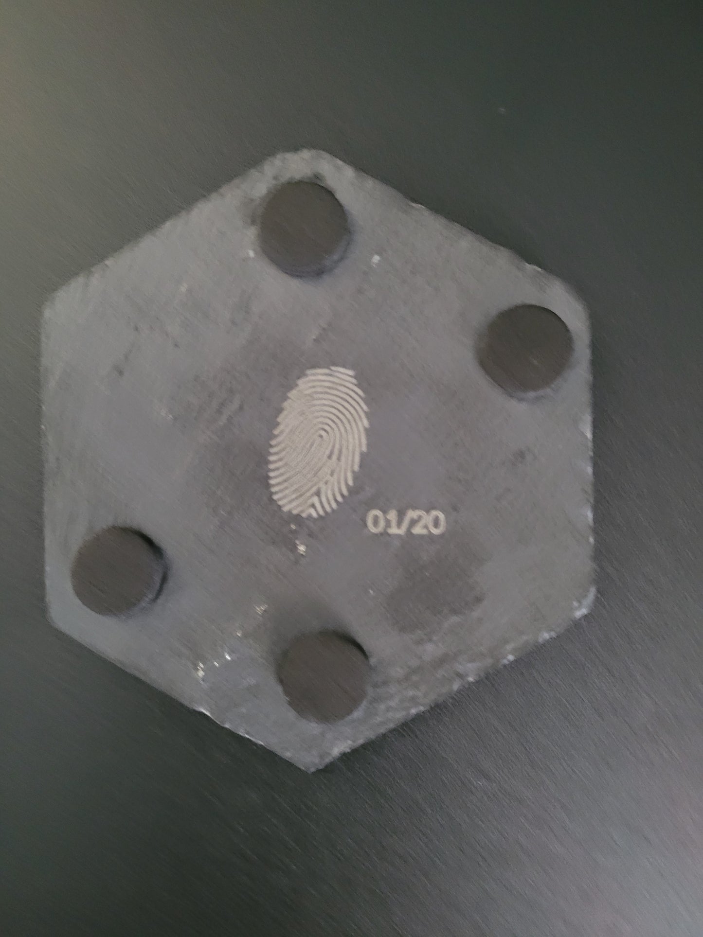 Sous-verre en ardoise – Lune & Aën – Édition Limitée 01/20